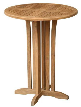 Stůl barový TIA MARIA TEAK kulatý 90 cm
