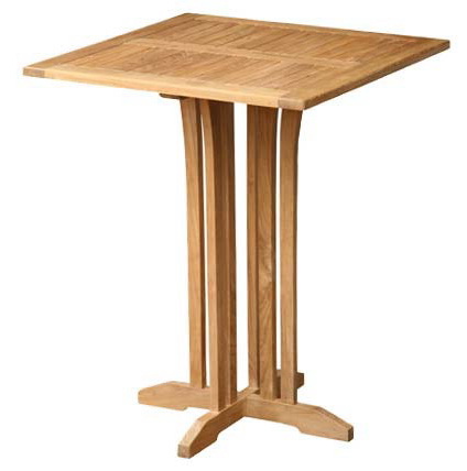 Stůl barový TIA MARIA TEAK čtvercový 90 cm
